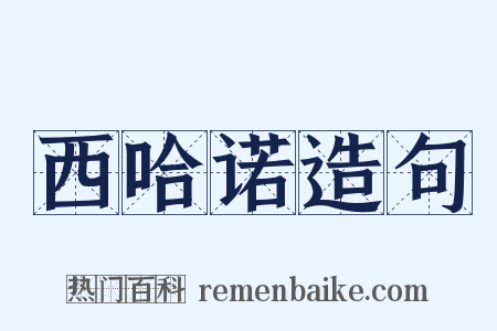 西哈诺造句是什么意思的图片